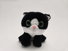 TY Beanie Baby “Ava” the Black and White Cat - No Hang Tag (6 inch)