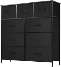 Comoda De Madera Cajoneras para Ropa Ropero Con 9 Cajones Muebles Cuarto Grande