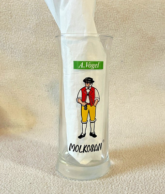 A. Vogel Molkosan fermented whey drinking glass Swiss natural health UNIQUE