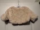 Girls Bolero Coat Faux Fur Dressy Jacket Off-White H & M Size 6-7 Youth EUC — photo 2