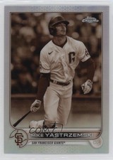 2022 Topps Chrome Sepia Refractor Mike Yastrzemski #18 hu1