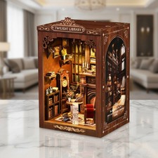 Book Nook detailreich Miniatur-Szene Modell dekorativ f&uuml;r Regal