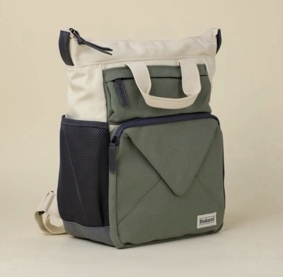 Bookaroo Book (Ruck) Sack Book Bag Tote Backpack- Fern (Brand New)