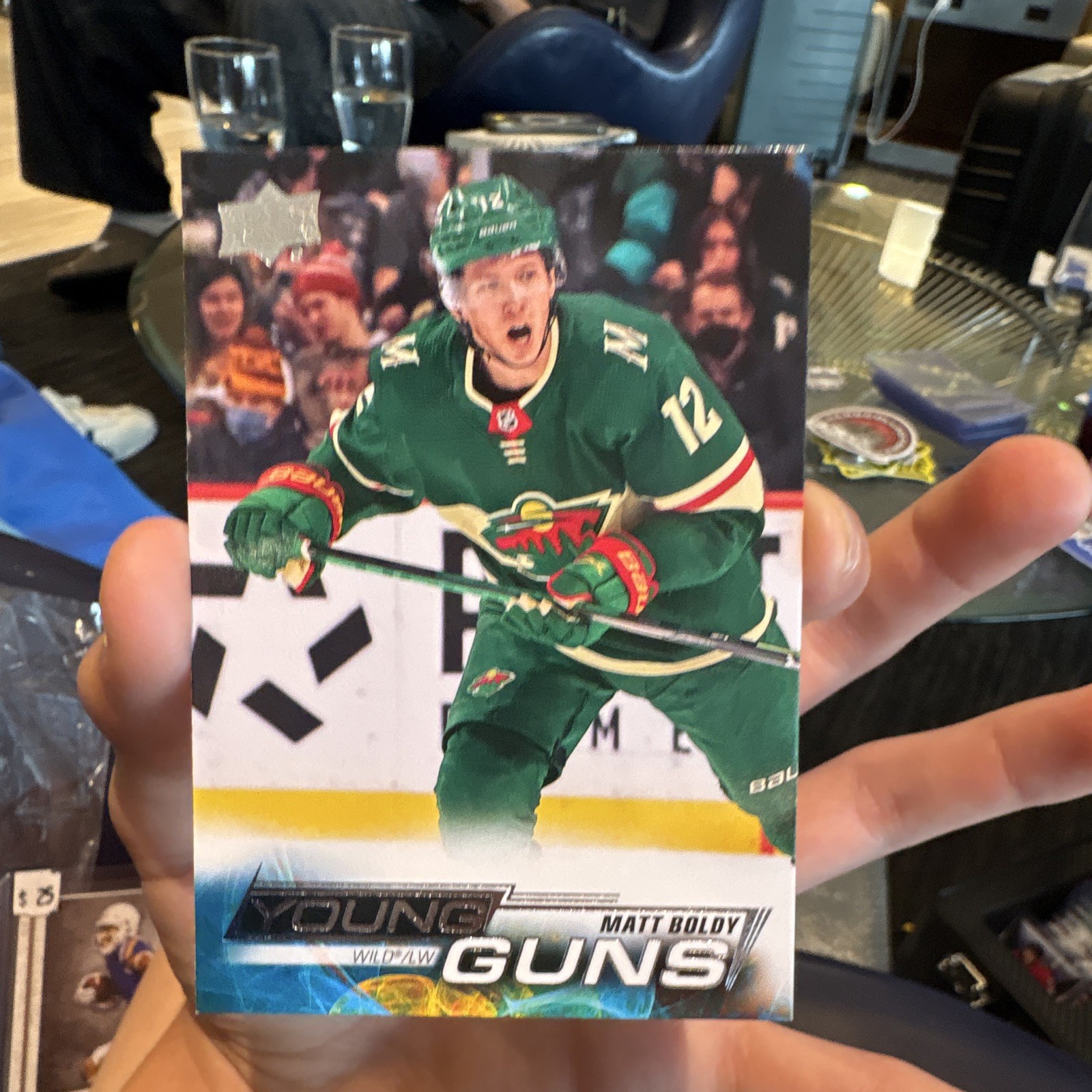 Upper Deck 2022-23 Series 1 Matt Boldy Young Guns RC #201 Minnesota Wild