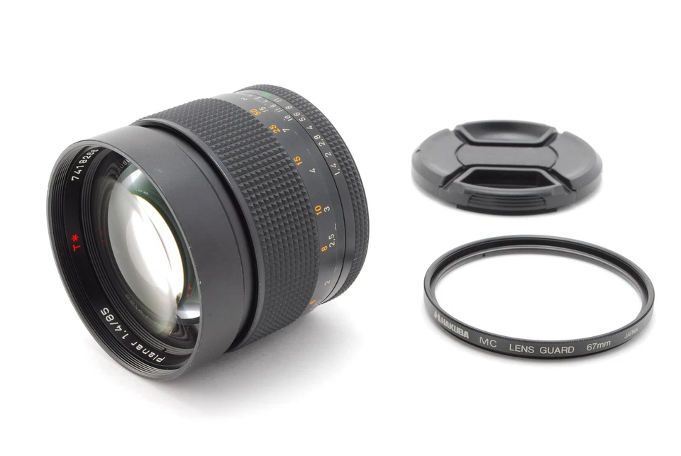 [Near MINT] Contax Carl Zeiss Planar T* 85mm F/1.4 Lens CY Mount MMJ From JAPAN - Image 2 of 4