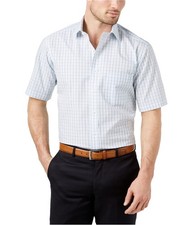 Club Room Mens Performance Button Down Dress Shirt