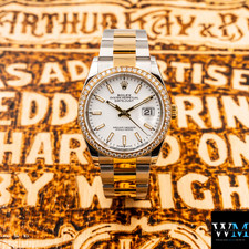2022 - New/Unworn - Rolex - Datejust 36 - Factory Diamond Bezel - 126283RBR-0006
