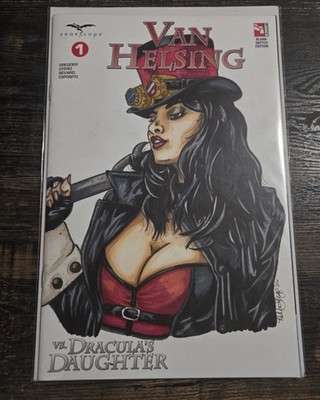 Van Helsing VS Dracula Original Custom Art Cover 1 of 1 Zenescope 