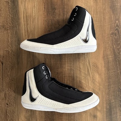 Nike Inflict 4 Black White Men Size 9 Wrestling Shoes New HM9674