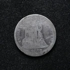 1877-CC Seated Liberty Silver Dime AG (cn19150)