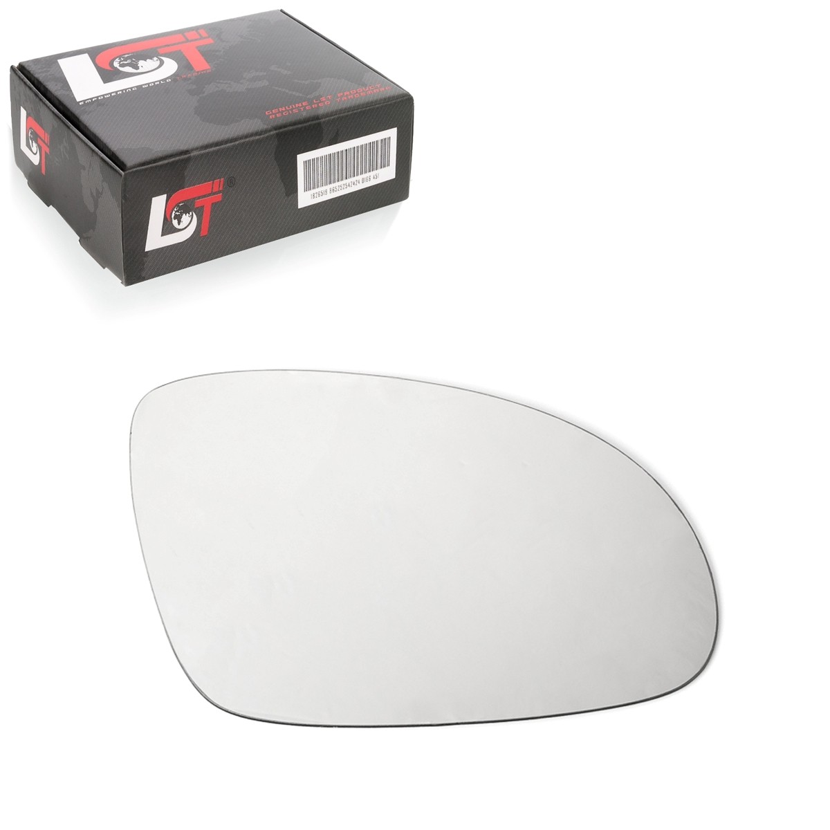 Mirror Glass Side Mirror Glass Right Convex For VW Sharan 7M 2003-