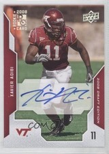 2008 Upper Deck Draft Edition Exclusives Auto Xavier Adibi #100 Auto 0c2