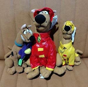 READ Rare Vintage 1998 Scooby Doo Cartoon Network Plush Lot - Animal Collectable
