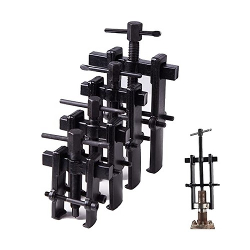 XIIW 4 Bearing Puller Kit 2'' 3'' 4'' 6'' with 2 Jaws Pulley Puller Tool Adju...