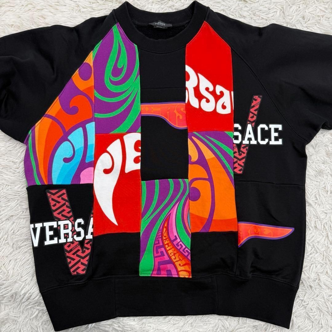 Unique  Versace Patchwork Sweat L Black - image 9