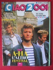 CIAO 2001 9 1988 POSTER RENATO ZERO Brian Ferry A-HA WHITNEY HOUSTON [G103A]