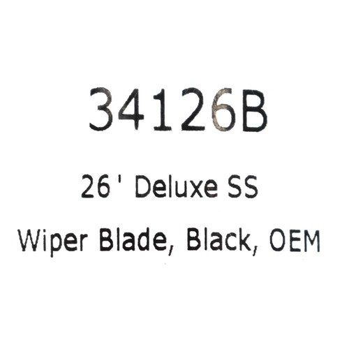 Marinco Boat Windshield Wiper Blade 34126B | Deluxe 26 Inch - Bild 3 von 3