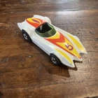 Hot Wheels Vintage Made In France Second Wind Mach 5 White  Very Nice