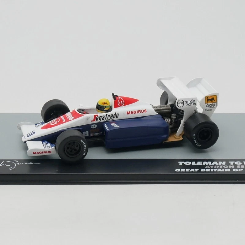 ixo 1:43 F1 Cars Toleman TG184 1984 Ayrton Senna Diecast Car Model Alloy Toy - Image 2 of 4