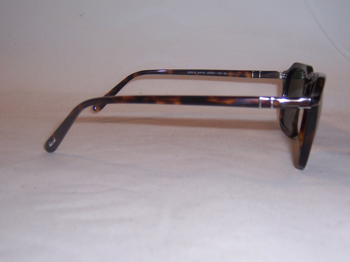 NEW Persol Sunglasses PO 3292/S 24/31 HAVANA/GREEN 50mm