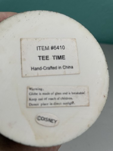 Disney Mickey Mouse & Pluto Golfing Snowglobe  TEE TIME 4" - Picture 6 of 6