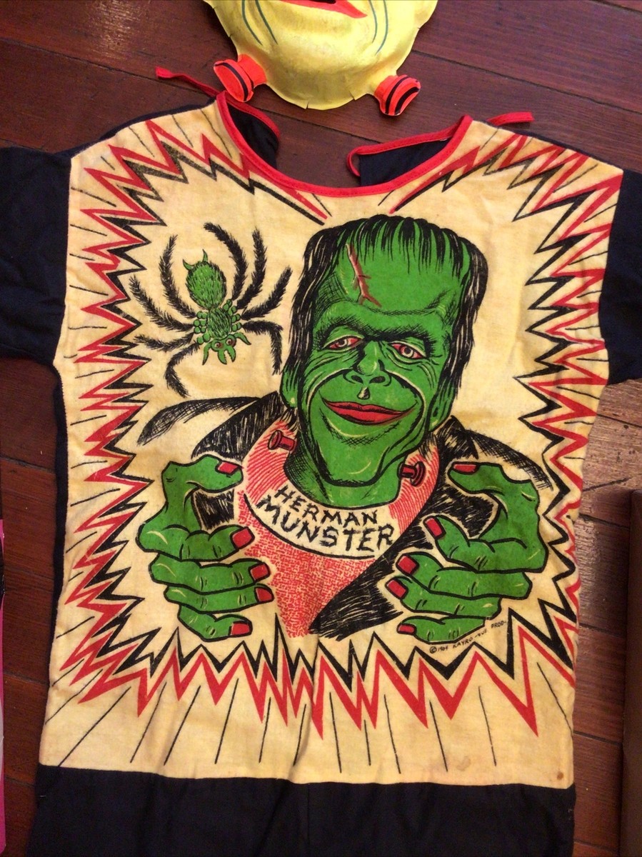 TOO COOL !! 1964 KayroVue/Ben Cooper Herman Munster Halloween