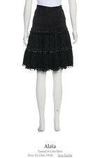 Alaia  Tweet A-Line Skirt