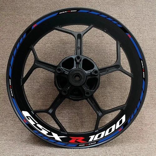 For Suzuki GSXR1000 motorcycle Wheel Hub Rim Decorative Decal Reflective Sticker - Picture 8 of 23