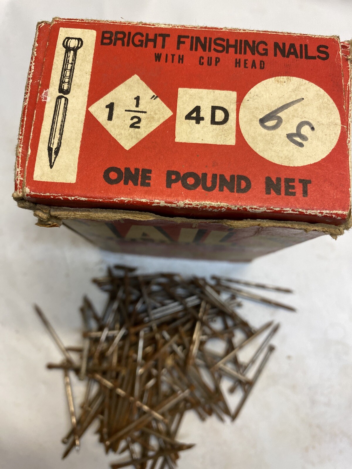 Finishing Nail Head Cup