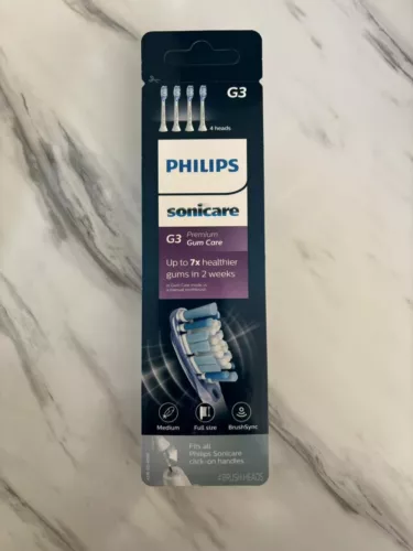 4/8er Philips Sonicare Ersatzbürsten G3 Gum Care Schwarz-Weiß Original HX9054 - Bild 12 von 27