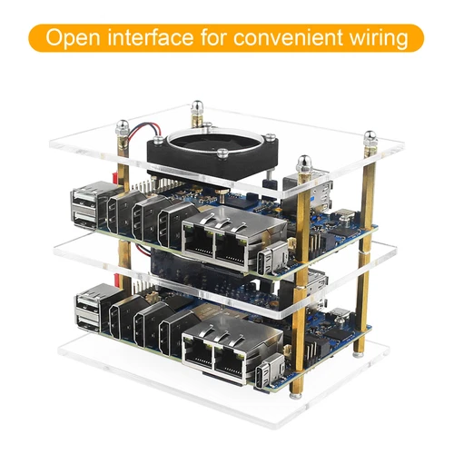 Coque acrylique à deux couches Orange Pi 5 Plus Coque de protection Orangepi