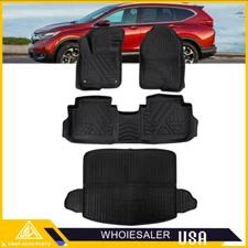 For 2017-2022 Honda CR-V CRV NEW All Weather Floor Mats Cargo Liners TPE Rubber