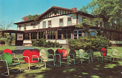 Postcard Maxson Manor North of Oregon Illinois Route 2