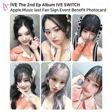 IVE The 2nd EP Album IVE SWITCH Apple Music Last Fan Sign Event Photocard KPOP