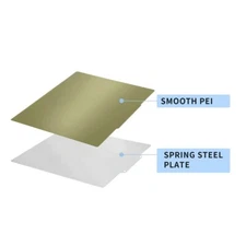 Heatbed PEI Spring Steel Sheet no Magnetic Plate For 3D Printer Ender 3 5 CR10