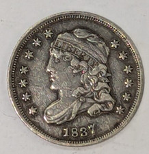 1837/7 Capped Bust Half Dime- Large 5C ~ #463