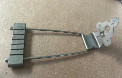 Gibson Vintage 1957 ES-125 150 Trapeze Clover Tailpiece 1958 1959 1960 1961 1962 - Picture 4 of 4