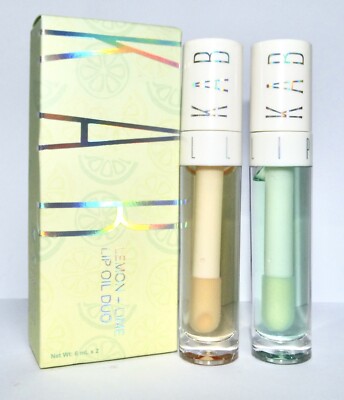 KAB  Lemon + Lime Lip Oil Duo 6ml x2