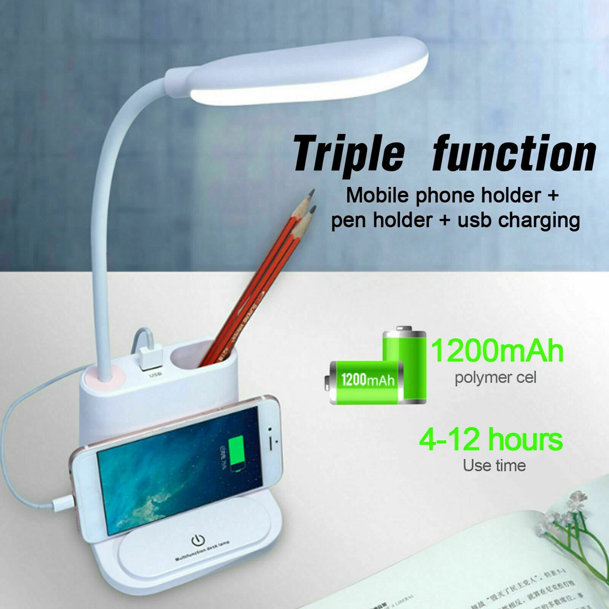 Charging table lamp for study deals