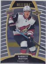 19/20 ALLURE...BARRETT HAYTON....ROOKIE...# 97...COYOTES...FREE COMBINED SHIP