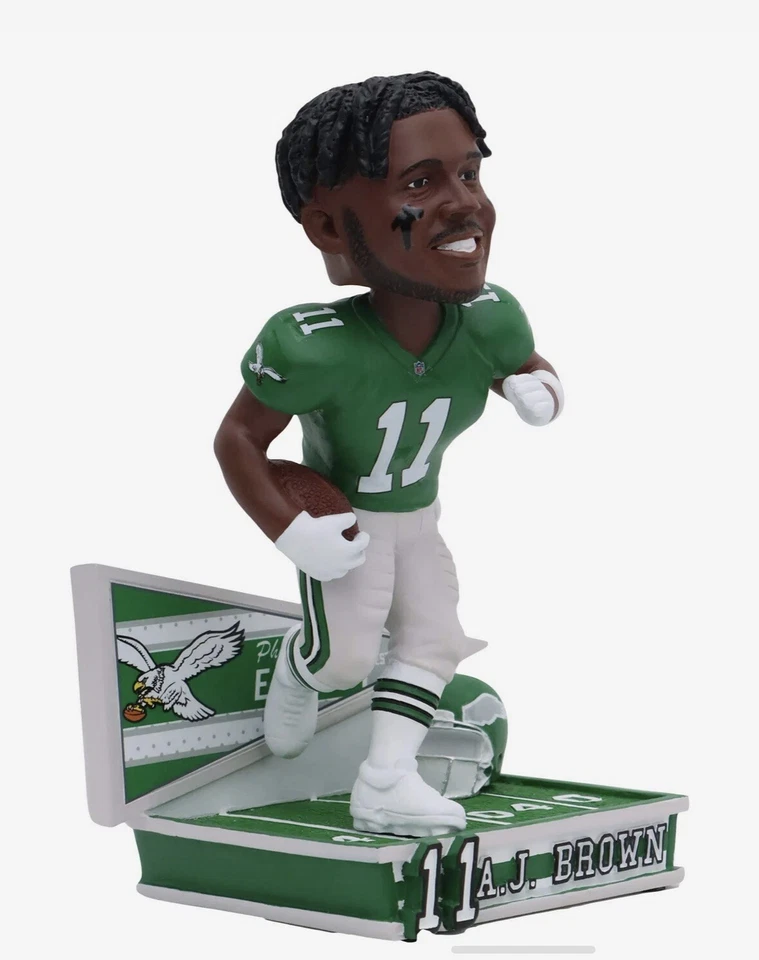 A.J. Bobblehead marrón Kelly verde Philadelphia Eagles edición limitada/144 Foto 3 de 4