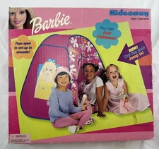 2001 Barbie Hideaway Childsize Tent for Indoor Use Brand New FREE SHIPPING