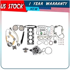 For 2.2L Chevrolet Cobalt Timing Chain Gasket kit + Water Pump + Thermostat