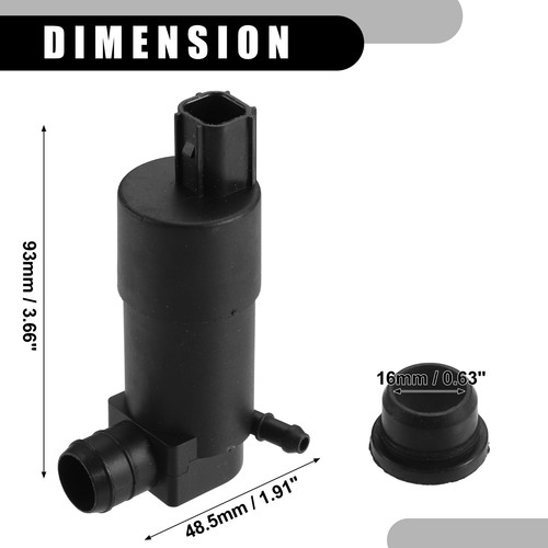 Pack of 1 For Ford Focus Sedan 2012-2015 Windshield Washer Pump No.BV6117K624AA - Bild 4 von 7