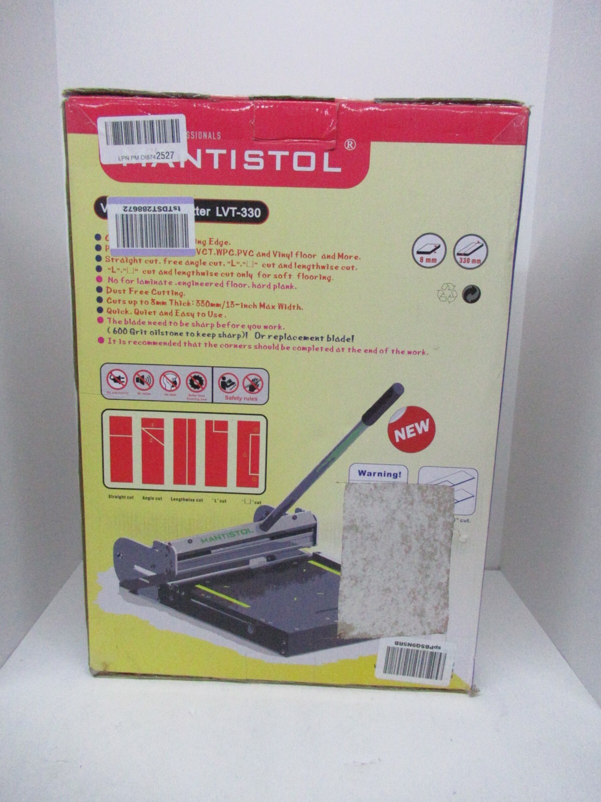 MantisTol 13'' Laminate Flooring & Vinyl Siding Cutter MC330 eBay