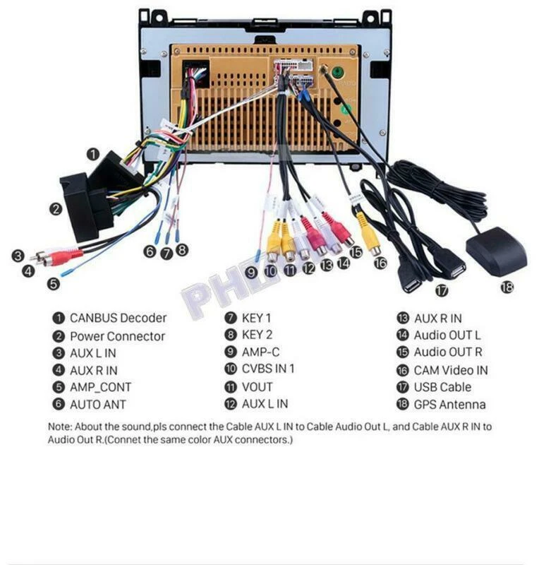 9 inch Android 8.1 Car Stereo Radio GPS For Mercedes Benz B W245 B170 B180 B200 - Изображение 4 из 4