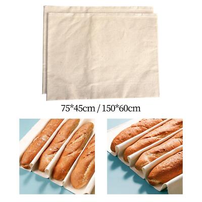 2 Stück Backen Brot Tuch Brot Bäcker Couch für Ciabatta Brote Laib