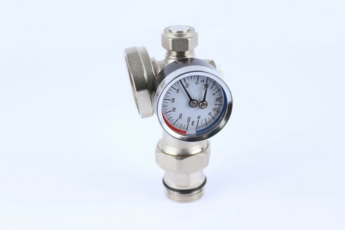 10 ZONE MANIFOLD FOR UFH CIRCULATING PUMP 25-60/130 BLENDING VALVE MIXING SET - Picture 12 of 15