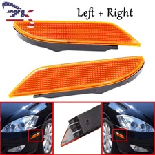 Pair For 07-09 Mercedes-Benz W221 S550 S600 Front LED Bumper Side Marker Light