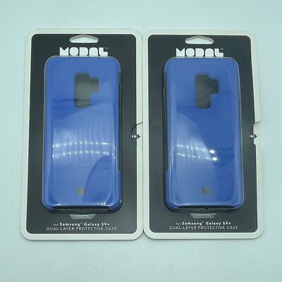 Lot of 2 - Modal Dual-Layer Protective Case for Samsung Galaxy S9+ MD-MGS9PDLL